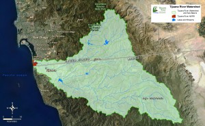 Map of the Tijuana River Watershed
