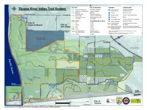 Tijuana River National Estuarine Research Reserve Trail Map
